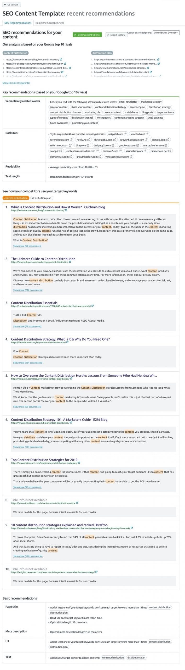 Full SEO Content Template