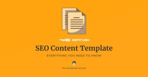 SEO Content Template by SEMRush